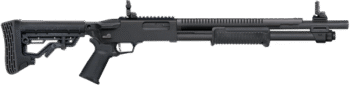 Mossberg 590R 12 Ga, 3" Chamber 18.5" Barrel, Black, Magpul MBUS 3 Sights, 6rd