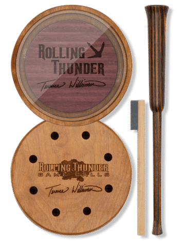 Rolling Thunder Game Call Terence Williamson Pot Calls & Strikers Attracts Turkey Species