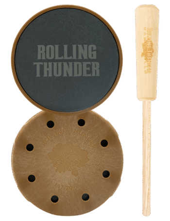 Rolling Thunder Game Call Thunderdome Pot Calls & Strikers Attracts Turkey Species Hickory/Slate
