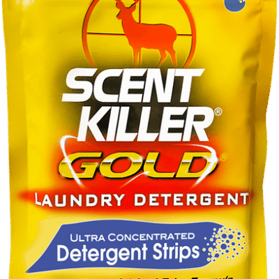 Wildlife Research Scent Killer Gold Laundry Detergent Strips Odor Eliminator Odorless Scent 60 Pack