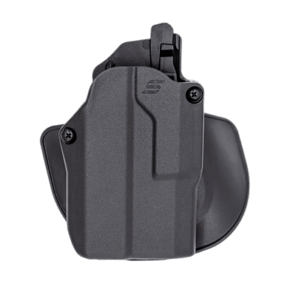 Safariland Solis ALS Black Fits Glock 17/47/49, STX Plain Finish, Black, Laminate Construction