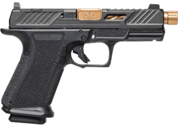 Shadow Systems MR920 Elite MA Compliant 9mm, 4.5" Bronze Threaded Barrel, Nitride Black, Optics Ready, Flat Trig, Trig Safety, Tritium Front, 2x10rd