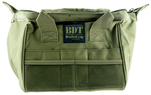 Bulldog BDT Tactical Ammo & Accessory Bag Green with Steel Frame & Heavy-Duty Zipper