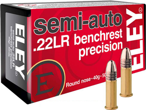 Eley Precision 22LR, 40gr, Semi Auto, Benchrest, 50rd Box