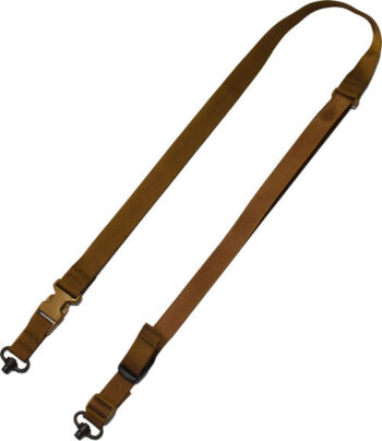 Tacshield Tactical 2-Point Sling QD with Fast Adjust Coyote Webbing