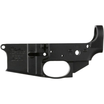 Anderson AR-15 Stripped Lower Receiver Multi-Caliber, Black Hardcoat, Closed Trigger, Not Packaged