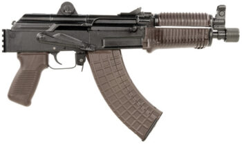 Arsenal SAM7K 7.62x39mm, 8.5" Threaded Barrel, Black Rec, Plum Furniture, 30rd