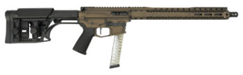 Black Rain Fallout CQB PCC 9mm, 16" Barrel, LUTH Stock, Bronze Battleworn, 30rd