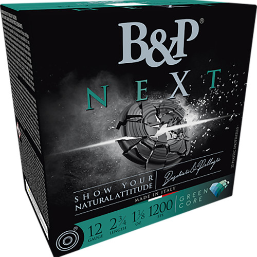 B&P Next 12 Ga, 2.75", 1 1/8 oz, 7.5 Shot, 25rd Box