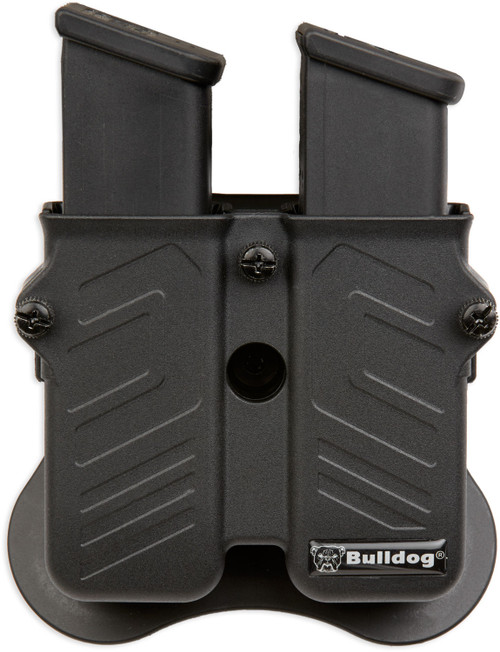 Bulldog Black Polymer Outside Waistband Mag Holder S&W M&P, Glock, Ambidextrous
