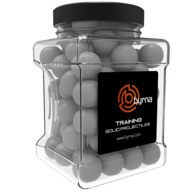 Byrna Kinetic Projectiles, Non-Pepper, Solid Training Rounds, 95ct