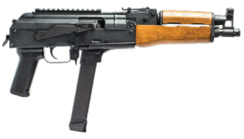 Century Draco NAK9 9mm, 11.14" Threaded Barrel, Hardwood Handguard, Black Rec, 33rd
