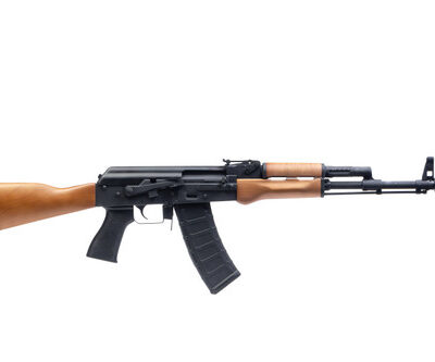 Century BFT74 Core 5.45x39mm, 16.5" Threaded Barrel, Black Rec, Maple Hardwood Furniture, 30rd