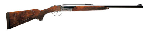 Chapuis Armes Elan Classic .375 H&H, 25.5" Barrel, Engraved, Box-Lock, Circassian Walnut