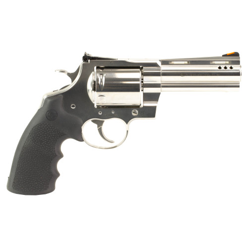 Colt Kodiak 44 Magnum, 4.25" Ported Barrel, Stainless Steel, Black Hogue Rubber Grip, 6rd