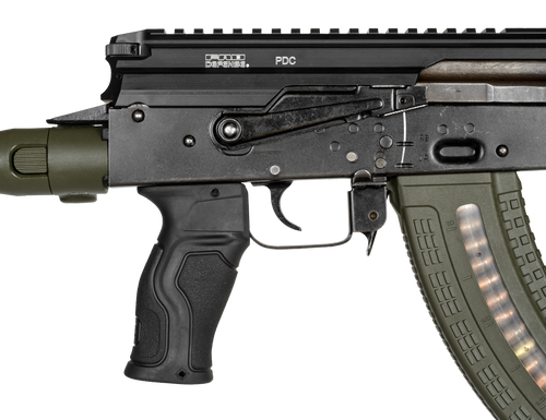 FAB Defense Gradus Rubberized Ergonomic AK Pistol Grip, Polymer, Black