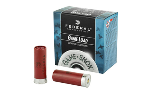 Federal Game-Shok Game Load 12 GA, 2.75", 1oz, 6 Shot, 25rd Box