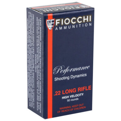 Fiocchi Dynamics 22 LR, 40gr, Copper-Plated Solid Point, 50Bx/100Cs