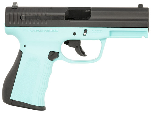 FMK 9C1 Gen 2 9mm, 3.87" Barrel, Blue Jay Frame, CA/MA Compliant, 10rd