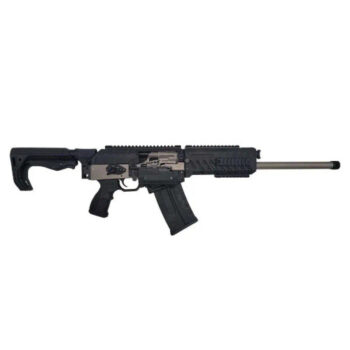 Fostech Origin 12 Ga, 3" Chamber 18.5" Barrel, Two-Tone Hard Nickel, 5rd