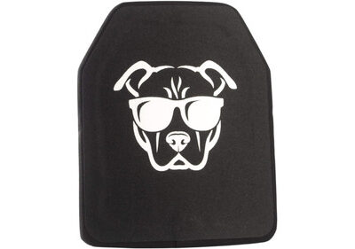 Guard DOG Body Armor, Level IIIA Ultralight 10X12" UHMWPE Ceramic Plate, 1Lbs