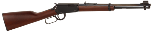 Henry Lever 22 LR, 16.125" Barrel, American Walnut Furniture, Blued Rec, 12rd