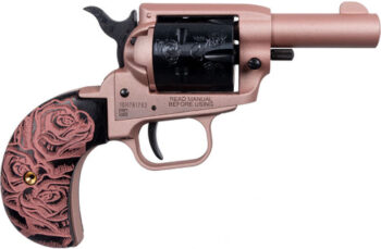 Heritage Barkeep 22 LR, 2" Barrel, Rose Gold Frame, Engraved Cylinder, Rose Engraved Grip, 6rd