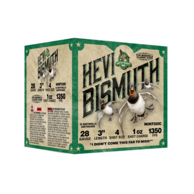HEVI-Shot HEVI-Bismuth 28 Ga, 3", 1 oz, 4 Shot, 25rd Box