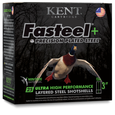 Kent Fasteel+ Bayou Blend 12 Ga, 3", 1 1/4 oz, 3x5 Shot, 100rd Box