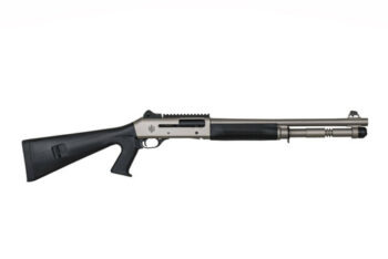 MAC 1014 Marine 12 Ga, 3" Chamber 18.5" Barrel, Nickel, Black Furniture, 5rd