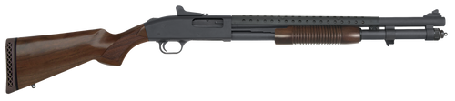 Mossberg 590A1 Retrograde 12 Ga, 3" Chamber 20" Barrel, Black Rec, Walnut Furniture, 8rd