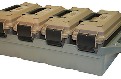 MTM Case-Gard Ammo Crate, Dark Earth/Army Green, 4 Cans