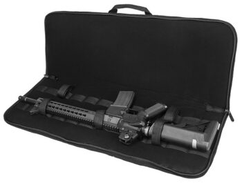 NcStar 36" Deluxe AR Rifle Case Black 600D Polyester 36" L x 13.25" W x 2.75" D
