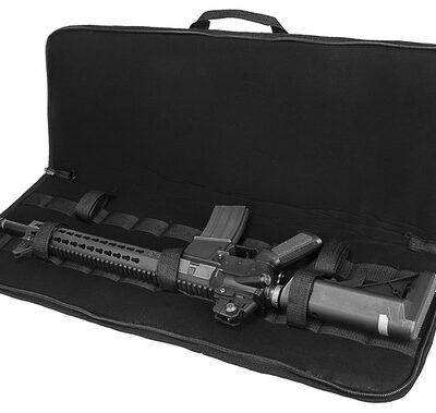 NcStar 36" Deluxe AR Rifle Case Black 600D Polyester 36" L x 13.25" W x 2.75" D