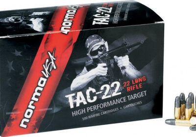 Norma Tac .22 LR, 40gr, Lead Round Nose, 500rd Brick