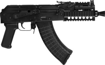 Pioneer Core Hellpup 7.62x39mm, 7" Threaded Barrel, Black, Picatinny Quad Rail, 30rd