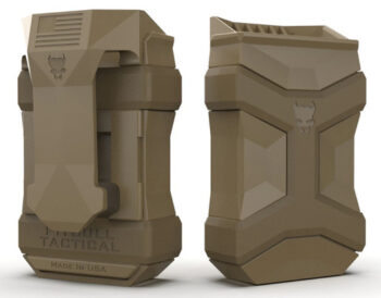 Pitbull Tactical Universal Mag Carrier Gen2, 9mm to .45 ACP, Flat Dark Earth
