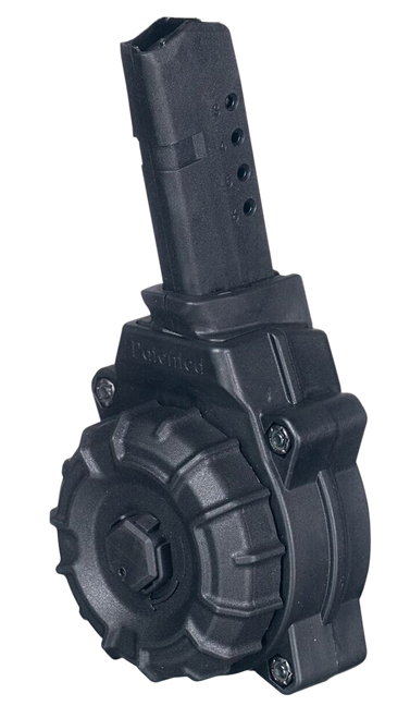 ProMag Glock G43 Drum Mag 9mm, Black, 30rd