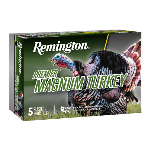 Remington Premier Magnum Turkey 12 Ga, 3", 2 oz, 5 Shot, 5rd Box