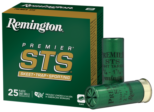 Remington Premier STS Target Load 12 Ga, 2.75", 1 1/8 oz, 8 Shot, 25rd Box