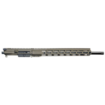 Rise Armament Complete Upper 22 ARC, 18" Barrel, 1/2x28 Threaded, 1:7 Twist, Patriot Brown Cerakote, M-Lok Handguard