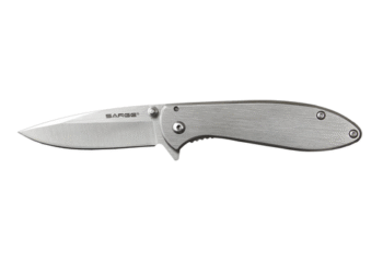 Sarge Knives, Hawk-Chrome Swift Assist Folder, 7.125" Open, 4" Closed