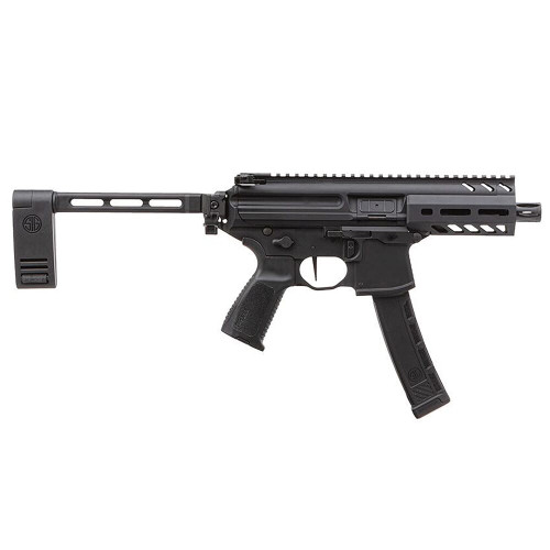 Sig Sauer MPX K Pistol 9mm, 4.5" Barrel, Folding Brace, Black, 35rd