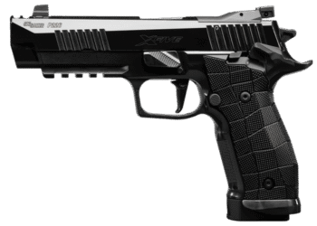 Sig P226, XFIVE Reserve, SAO, Full Size, 9mm, 4.4" Barrel, High Polish Finish, Optics Ready, Aluminum Grips, X-RAY3 3-Dot Tritium Sights, Compensator, 20rd, 3 mags