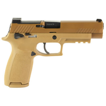 Sig Sauer P320 M17 9mm, 4.7" Barrel, Coyote Tan, MA Compliant, 10rd