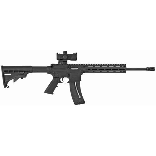 Smith & Wesson M&P15-22 Sport Pkg 22 LR, 16.5" Threaded Barrel, Black, MP100 Optic, 25rd