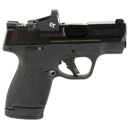 Smith & Wesson M&P Shield Plus 9mm, 3.1" Barrel, Black, Crimson Trace Red Dot Sight, 13rd