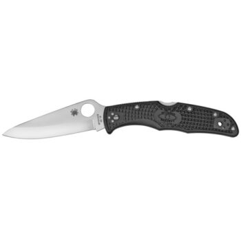 Spyderco Endura 4 Folding Knife, 3.94" Blade, VG10/Satin, Black