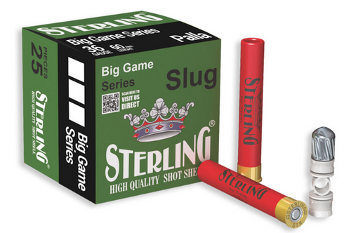 Sterling Ammunition, 410 Gauge, 2 1/2" Load, Rifled Slug, 25Rd