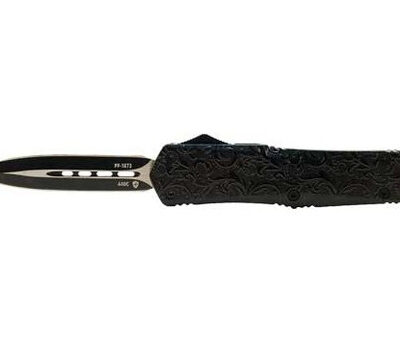 Templar Knife Out The Front Maiden, 3.5" Blade, Gloss Black